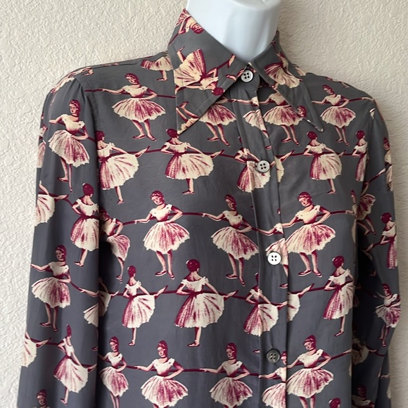 Vintage Valentino, ballerina silk blouse - Picture 4 of 11